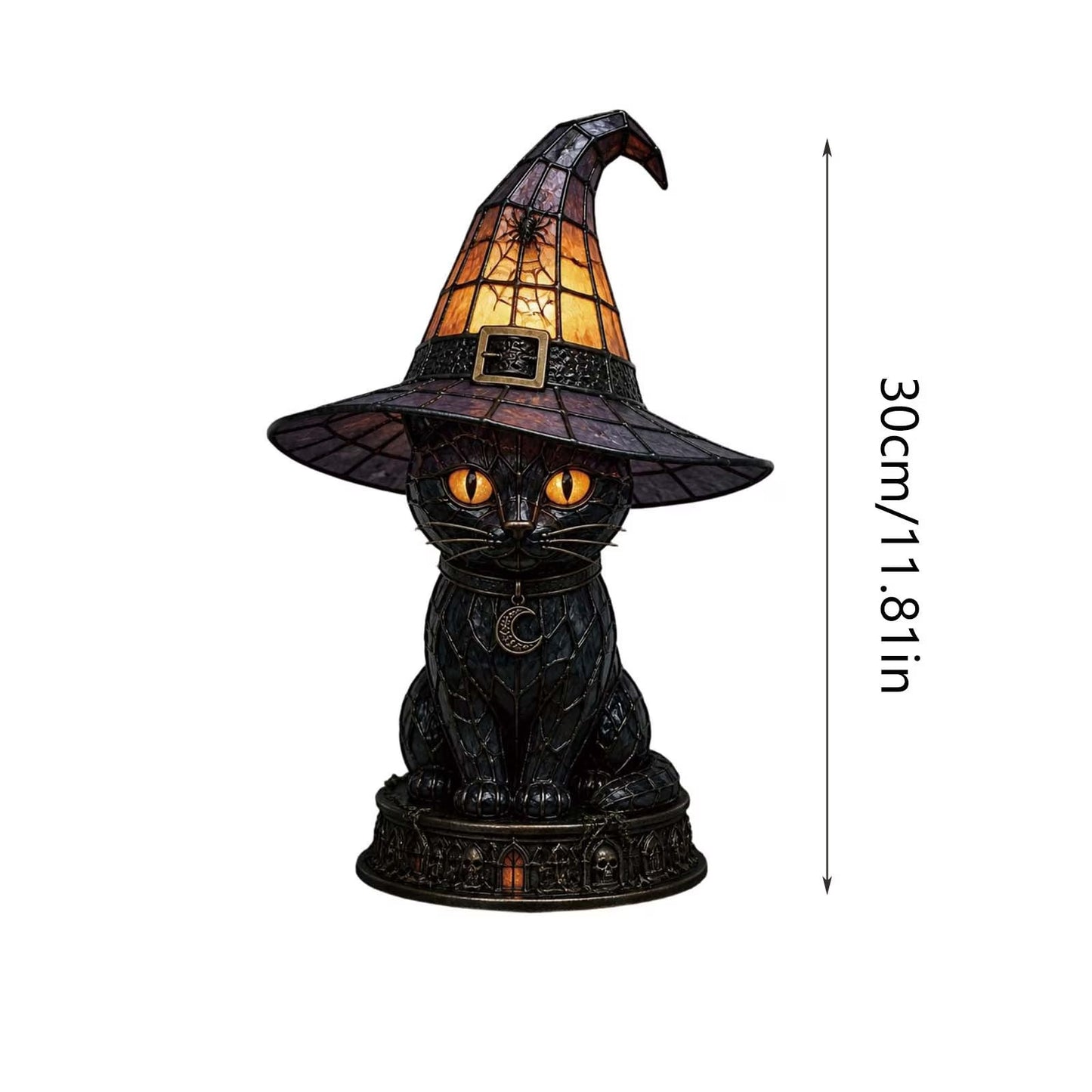 Halloween Black Cat Table Lamp – A Cozy Autumn Glow with a Touch of Magic 🐈⬛🎃✨