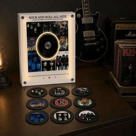 🎸 Rock Tribute Display – Collector's Edition Vinyl Set