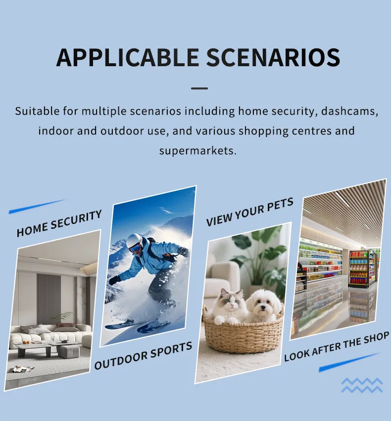 🔥Smart WiFi SecurityCamera -1080P HD,Night Vision, MotionDetection, Low Power