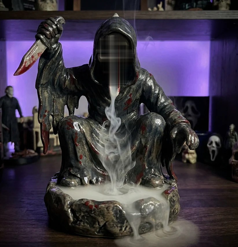 🕯️Horror Movie Icons Backflow Incense Burner