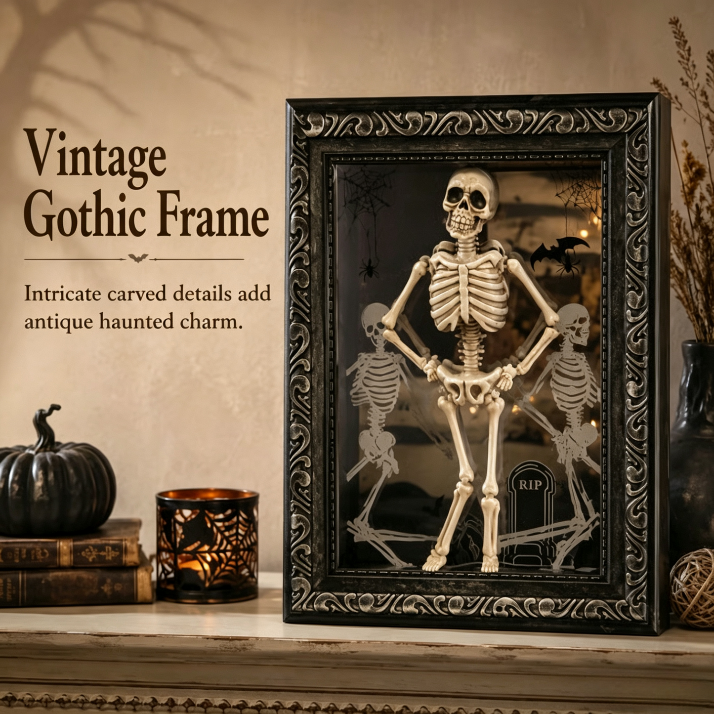 🕯️ A Gothic Graveyard Scene — Glowing, Dancing, and Hauntingly Beautiful