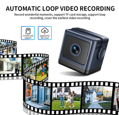 🔥Smart WiFi SecurityCamera -1080P HD,Night Vision, MotionDetection, Low Power
