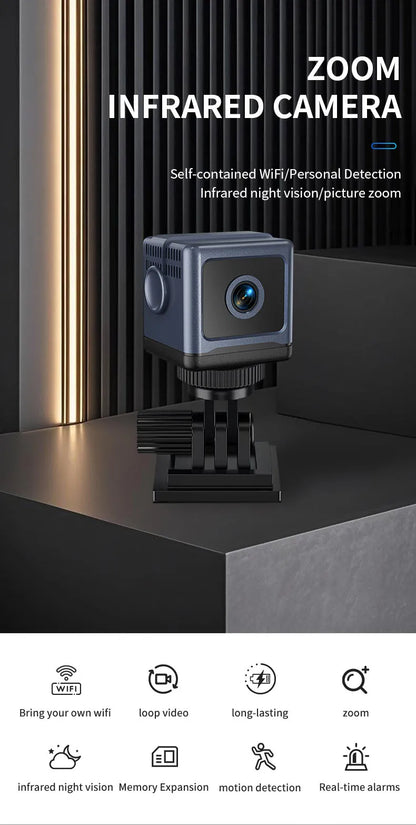🔥Smart WiFi SecurityCamera -1080P HD,Night Vision, MotionDetection, Low Power