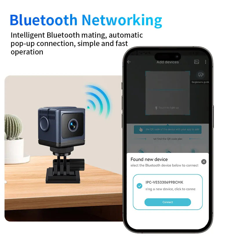 🔥Smart WiFi SecurityCamera -1080P HD,Night Vision, MotionDetection, Low Power
