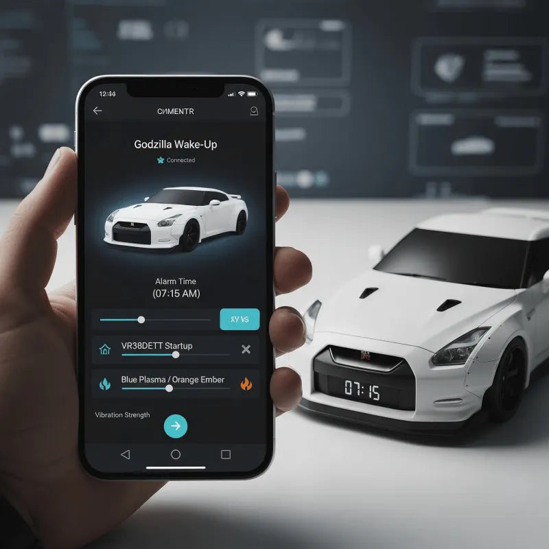 50%off- Hypercar Alarm Clock Realistic Engine & Light Effects