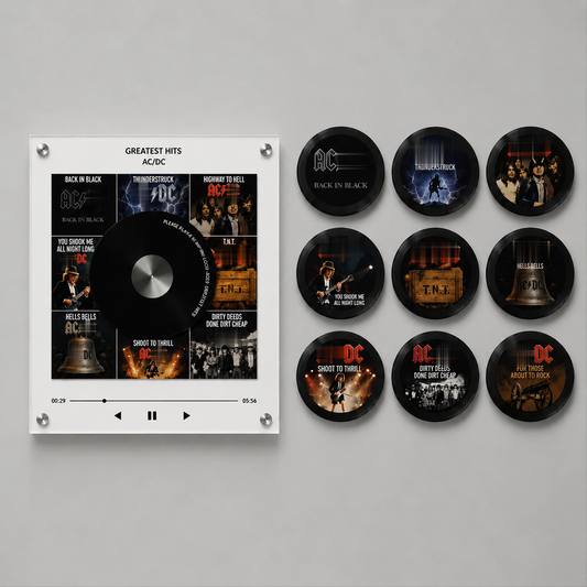 🎸AC – Rock Vinyl NFC Music Frame