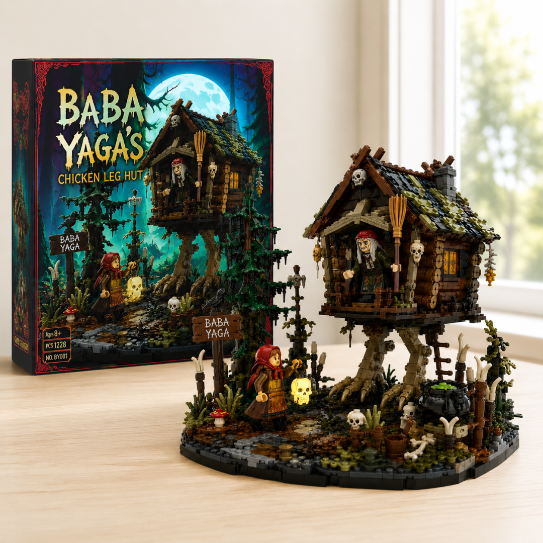 🧩Baba Yaga’s Walking Hut Building Block Set