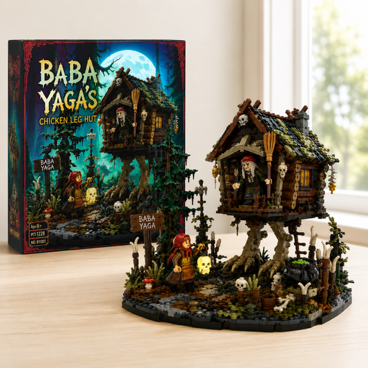 Baba Yaga’s Walking Hut Building Block Set