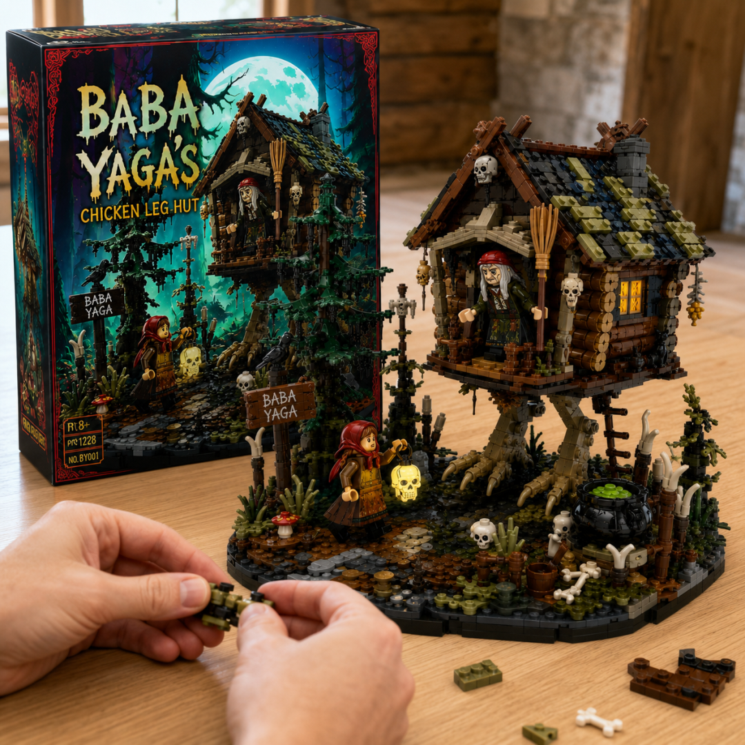 🧩Baba Yaga’s Walking Hut Building Block Set
