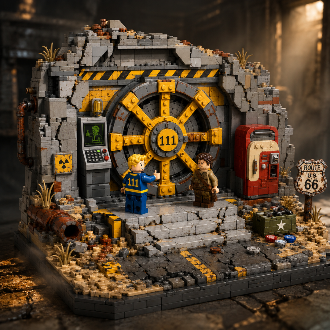 🧱Wasteland Vault Bunker Collector Building Set