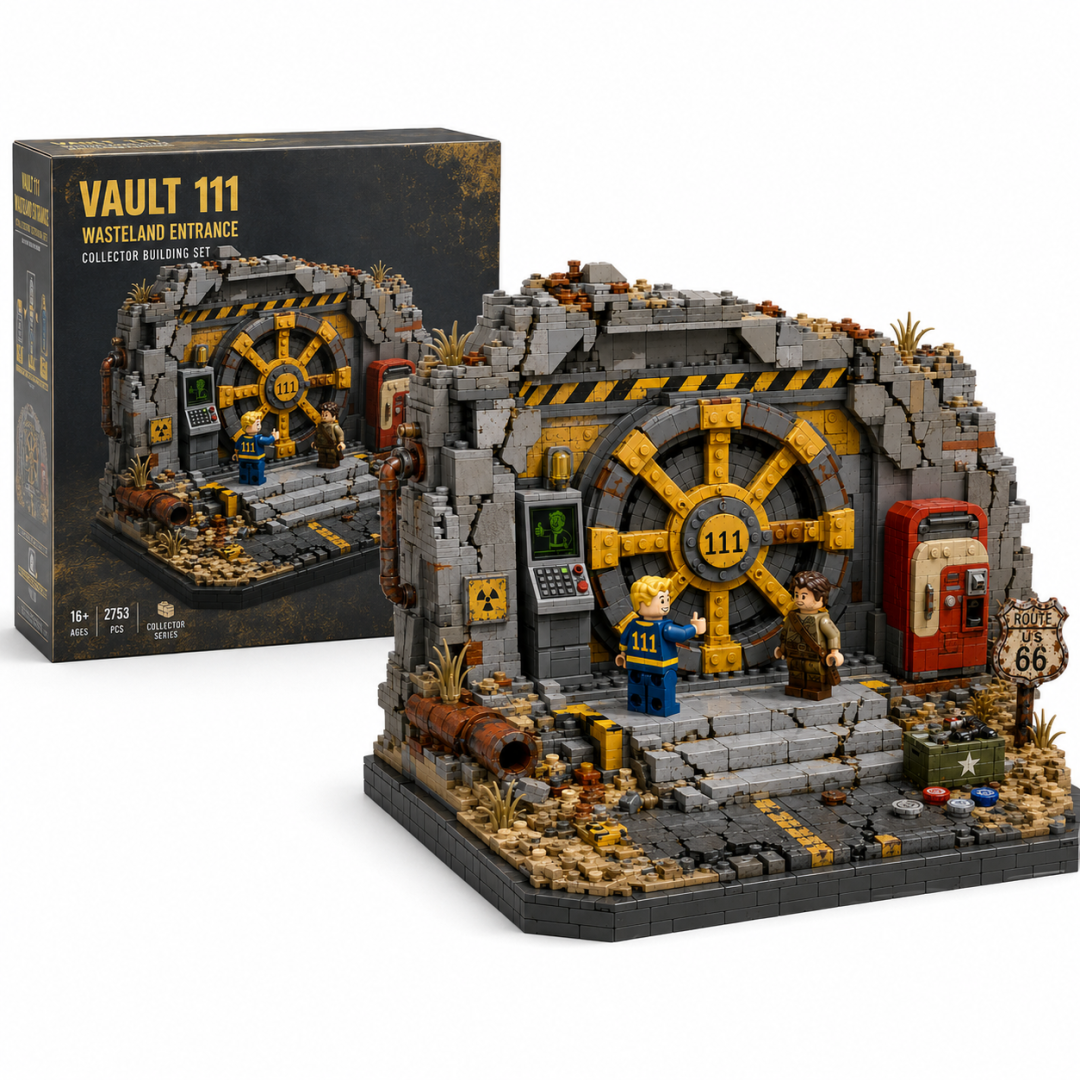 🧱Wasteland Vault Bunker Collector Building Set