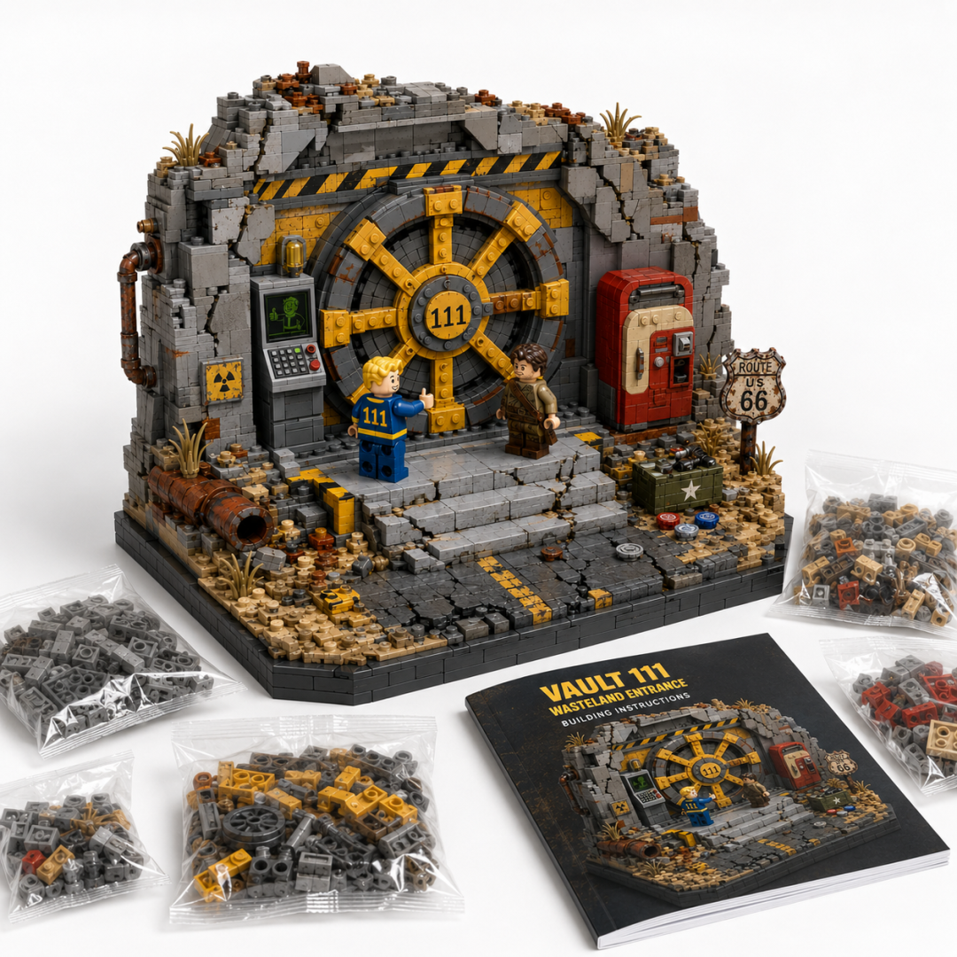 🧱Wasteland Vault Bunker Collector Building Set