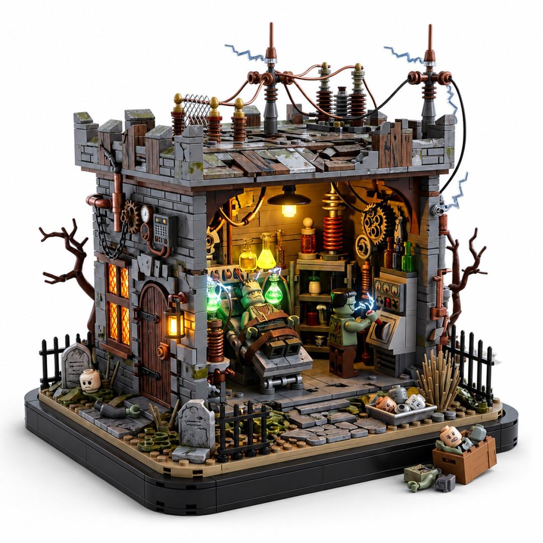 🧩Midnight Monster Lab Gothic Horror Collector Building Set