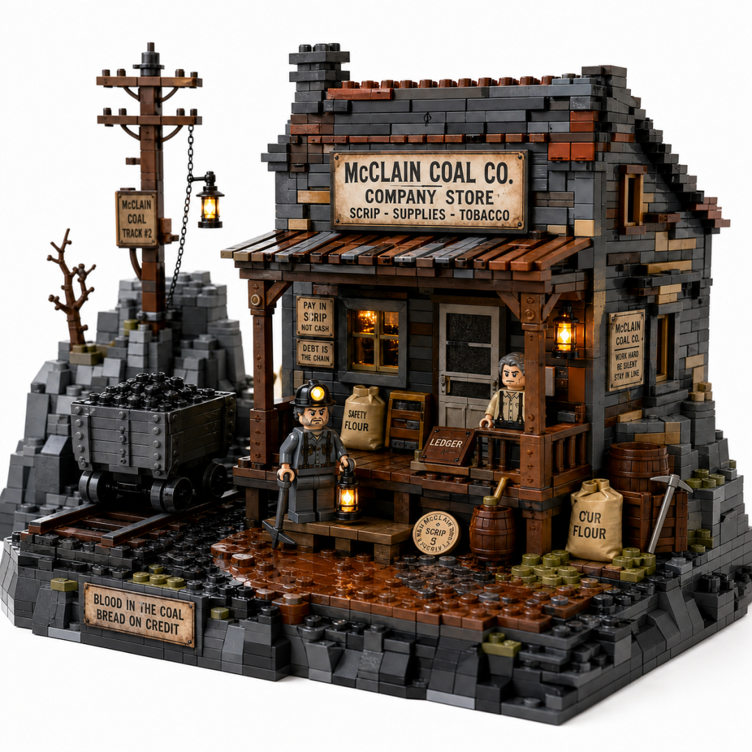 ⛏️McClain Coal Co. Company Store Collector Building Set