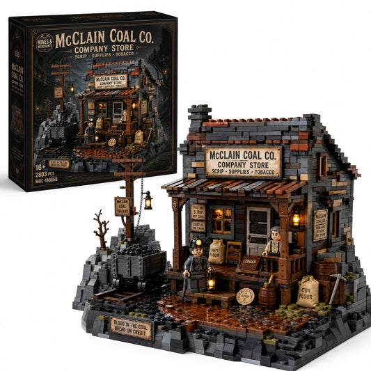 ⛏️McClain Coal Co. Company Store Collector Building Set