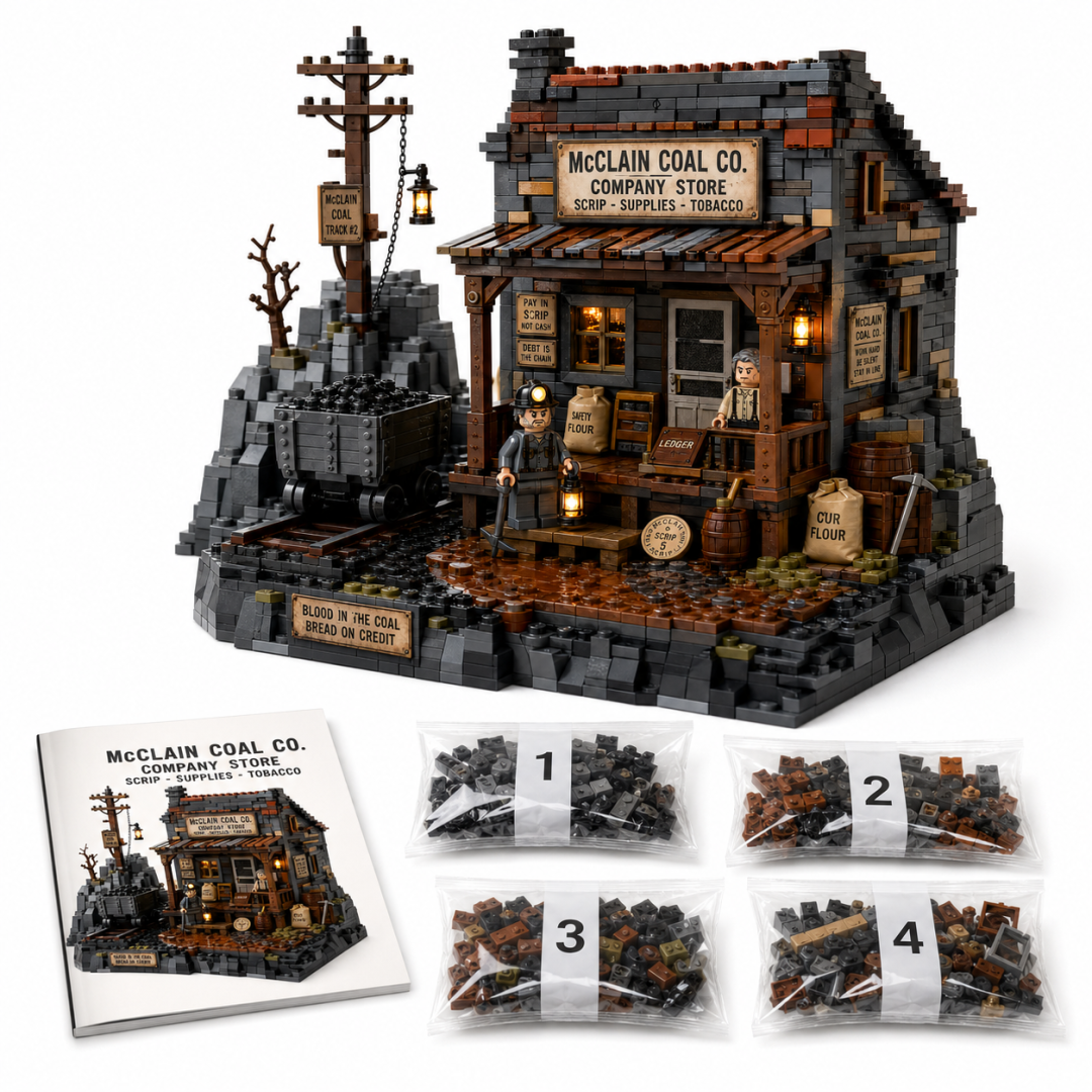 ⛏️McClain Coal Co. Company Store Collector Building Set