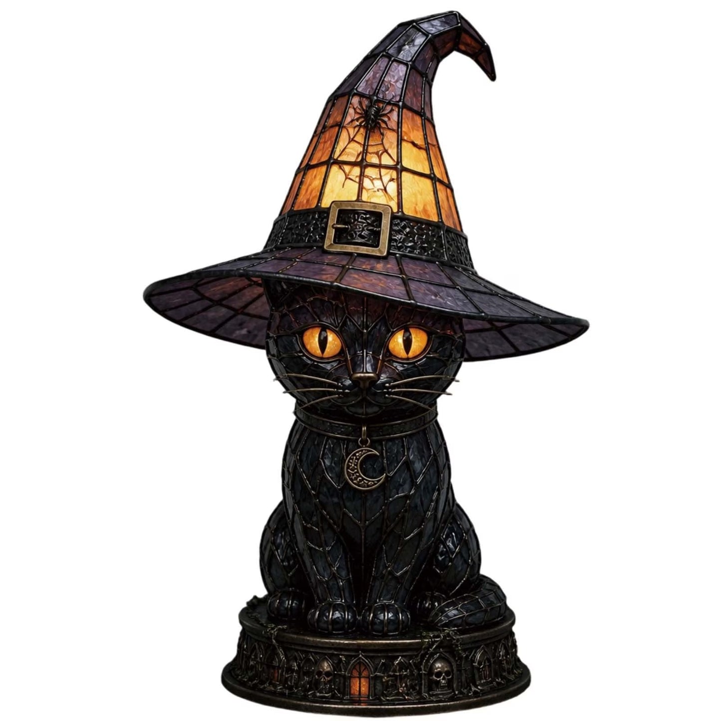 Halloween Black Cat Table Lamp – A Cozy Autumn Glow with a Touch of Magic 🐈‍⬛🎃✨