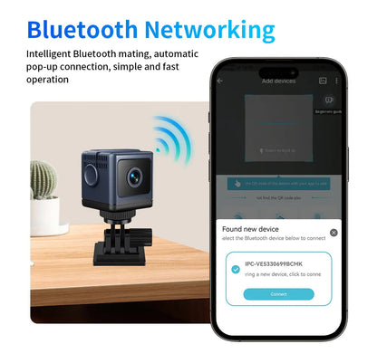 🔥Smart WiFi SecurityCamera -1080P HD,Night Vision, MotionDetection, Low Power
