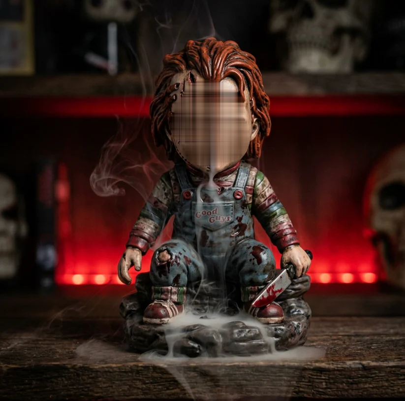 🕯️Horror Movie Icons Backflow Incense Burner