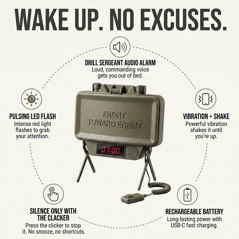 🔥 WAKE UP. NO EXCUSES.