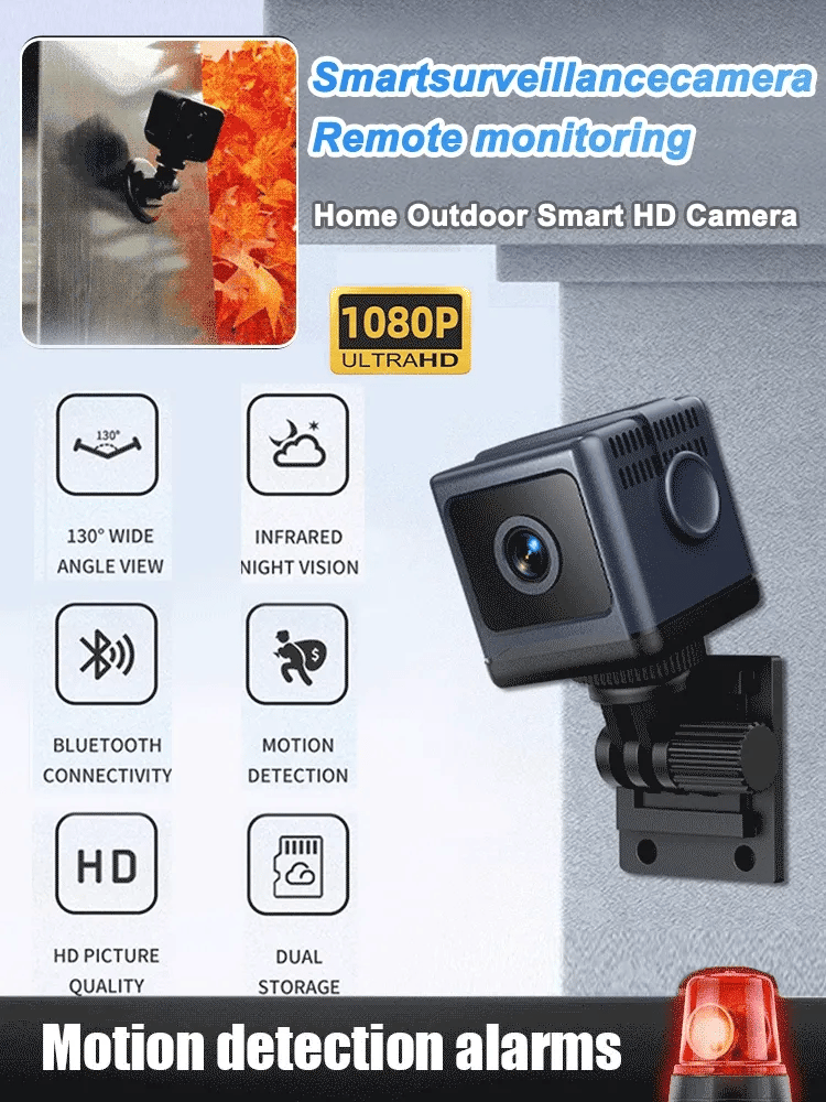 🔥Smart WiFi SecurityCamera -1080P HD,Night Vision, MotionDetection, Low Power