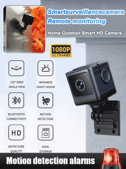 🔥Smart WiFi SecurityCamera -1080P HD,Night Vision, MotionDetection, Low Power