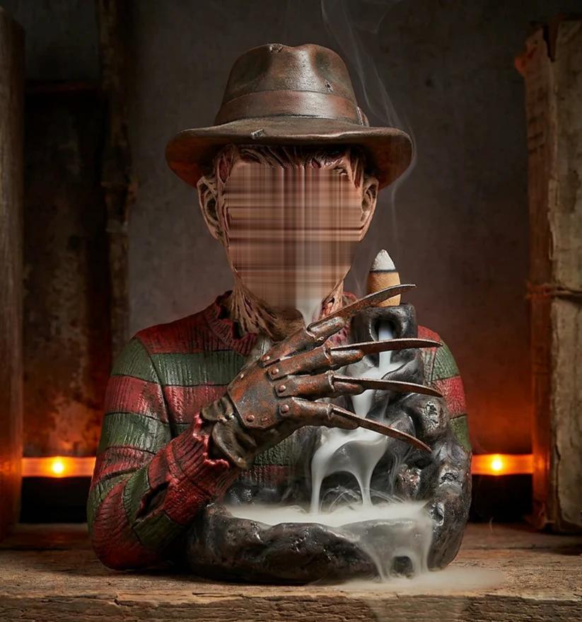🕯️Horror Movie Icons Backflow Incense Burner