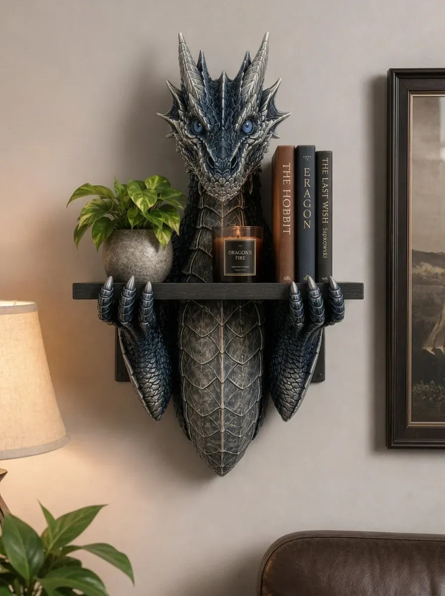 🐉 Dragon Shelf – Fantasy Wall Display