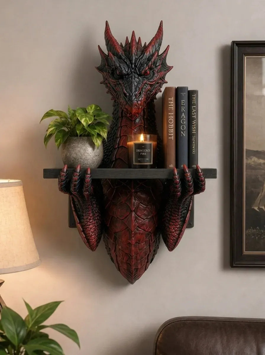 🐉 Dragon Shelf – Fantasy Wall Display