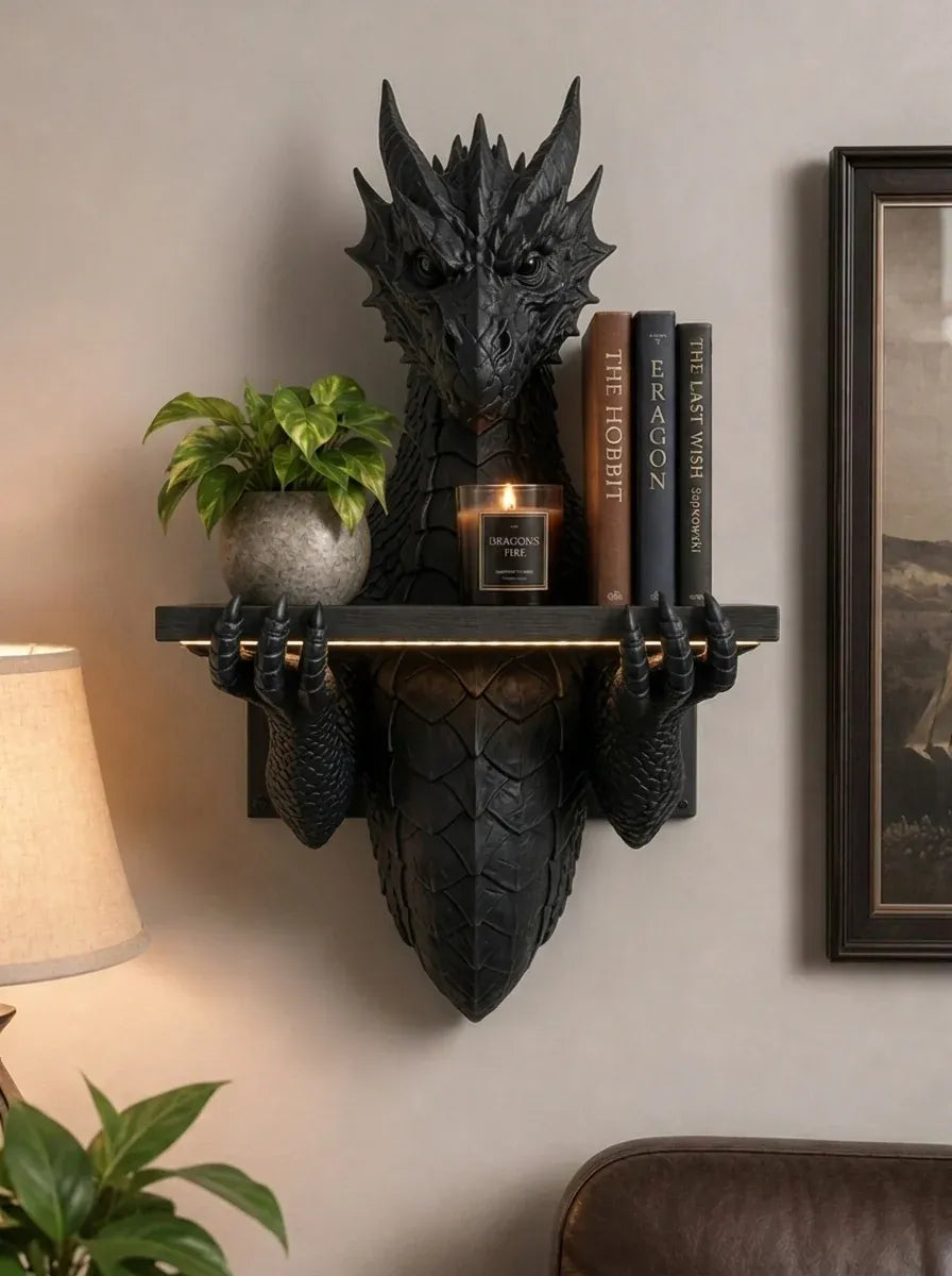 🐉 Dragon Shelf – Fantasy Wall Display