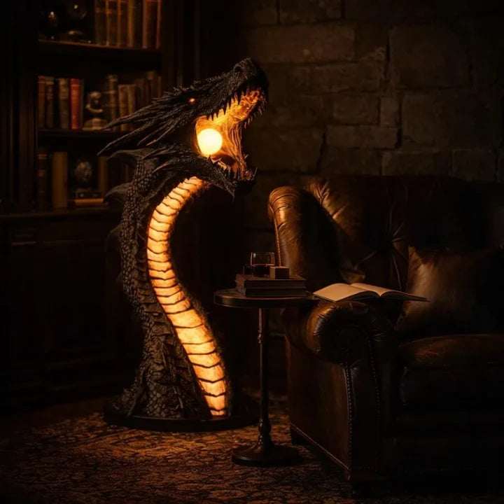 🐉 A Dragon That Breathes Light