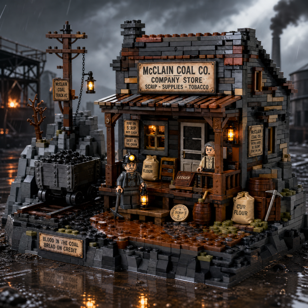 ⛏️McClain Coal Co. Company Store Collector Building Set