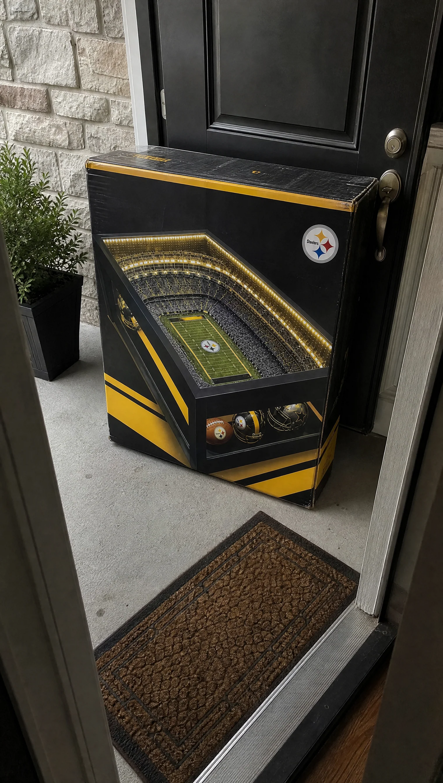 🏟️ Stadium‑Inspired Coffee Table – LED‑Lit Game Day Centerpiece for Your Living Room