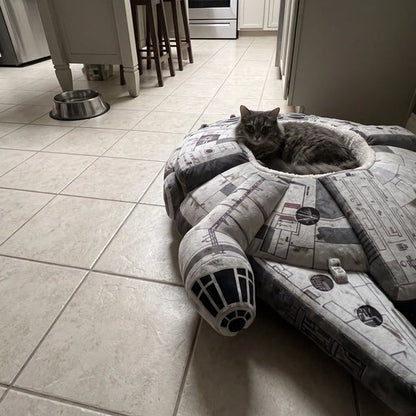 🚀 Space‑Themed Cat Bed – Cozy Cockpit‑Style Hideaway for Cats & Small Dogs
